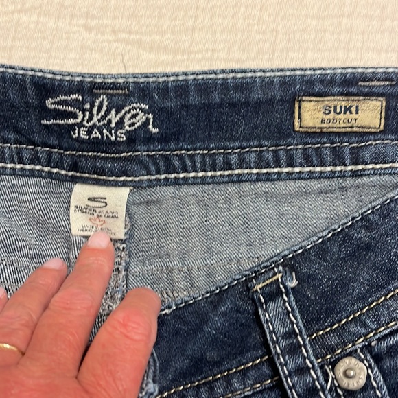 Plus Size Silver Bootcut Jeans. Size 20 - Picture 4 of 6